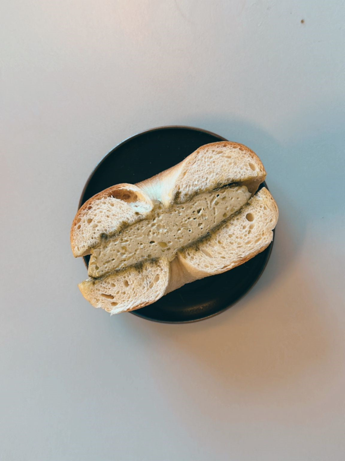 雙重開心果乳酪夾心貝果(全份)🥯