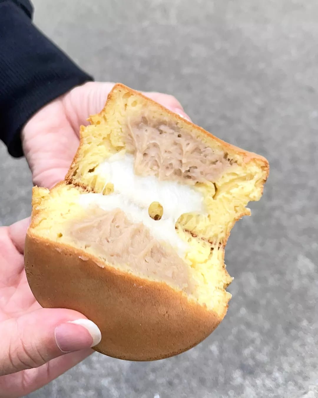手工台式芋泥麻糬車輪餅