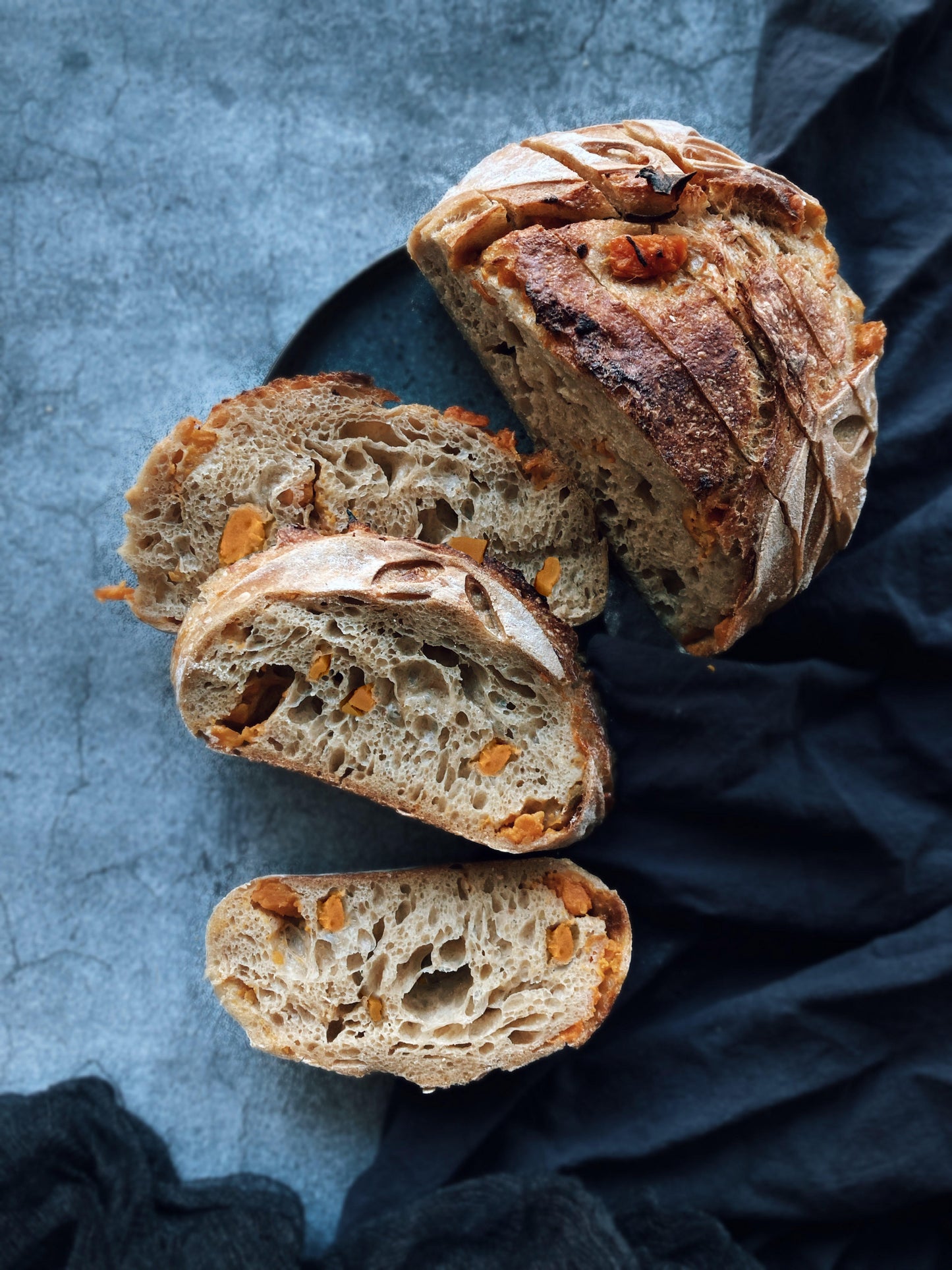 老薑蕃薯酸種麵包 Ginger Root and Sweet potato sourdough bread