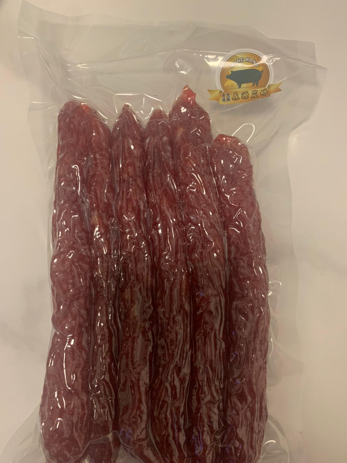 本地黑毛豬使用!全瘦臘腸
