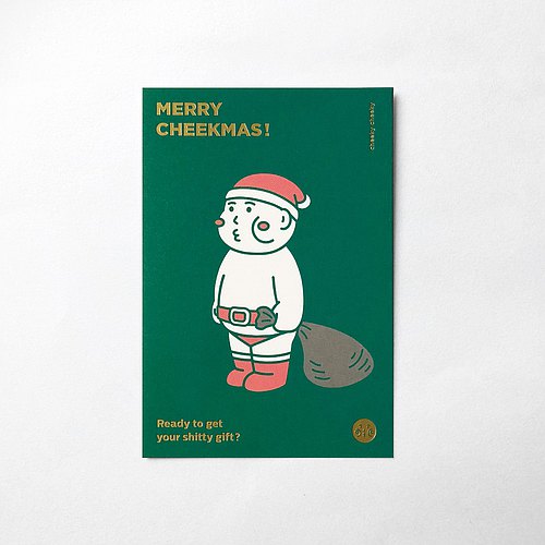 Merry Cheekmas 聖誕卡