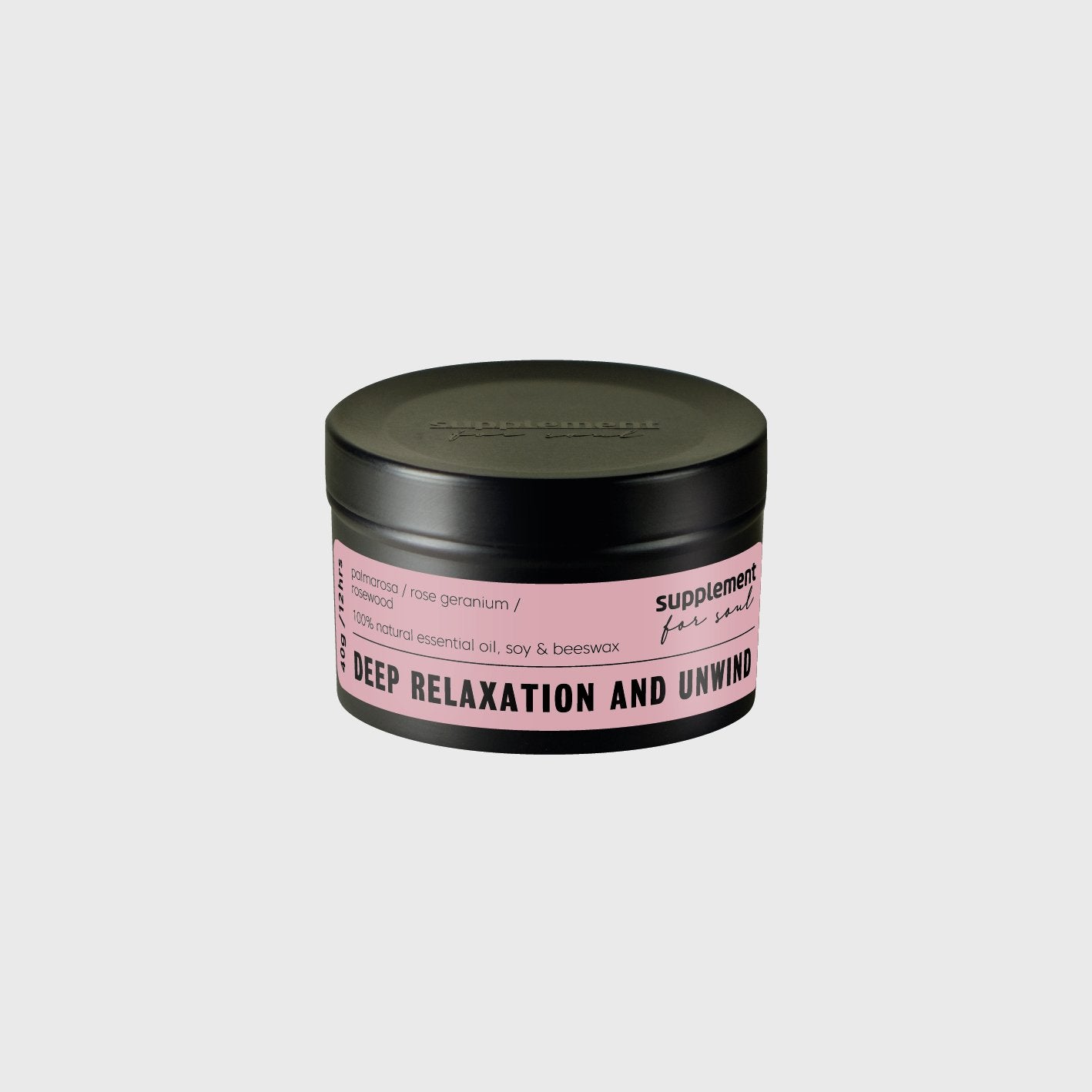 No.8 deep relaxation and unwind 芳療蠟燭 | Supplement for soul
