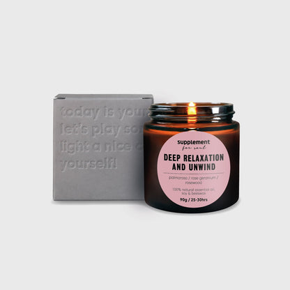 No.8 deep relaxation and unwind 芳療蠟燭 | Supplement for soul